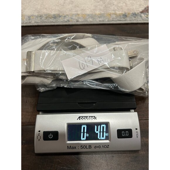 Vintage Elastic Suspenders White One Size Adjustable Clip On Formal Wear Retro - Picture 6 of 6